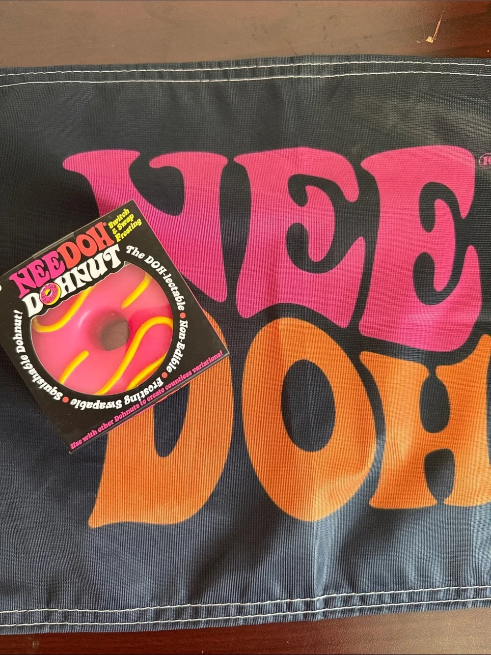 Needoh Dohnut Pink with yellow icing